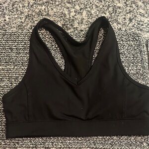 Elegant Black Sports Bra for Women